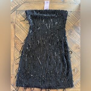 Wild Fable Black Sequined Dress